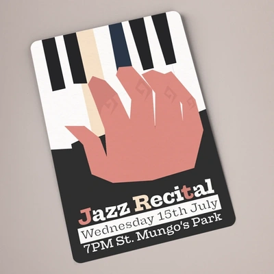  Rounded Corner 350gsm Flyer